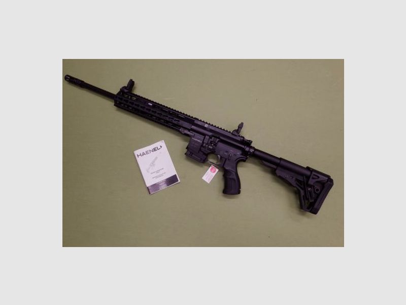 Haenel Selbstladebüchse CR 223 16,65" schwarz mit langem Handschutz und Feinabzug