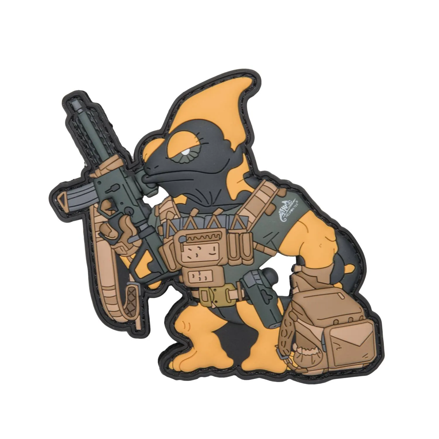 Helikon-Tex - Chameleon Firearm Instructor Emblem - Black / Yellow A - OD-CFI-RB-0126A