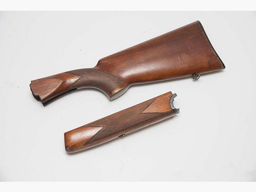 Neckermann double-barreled shotgun spare part stock set