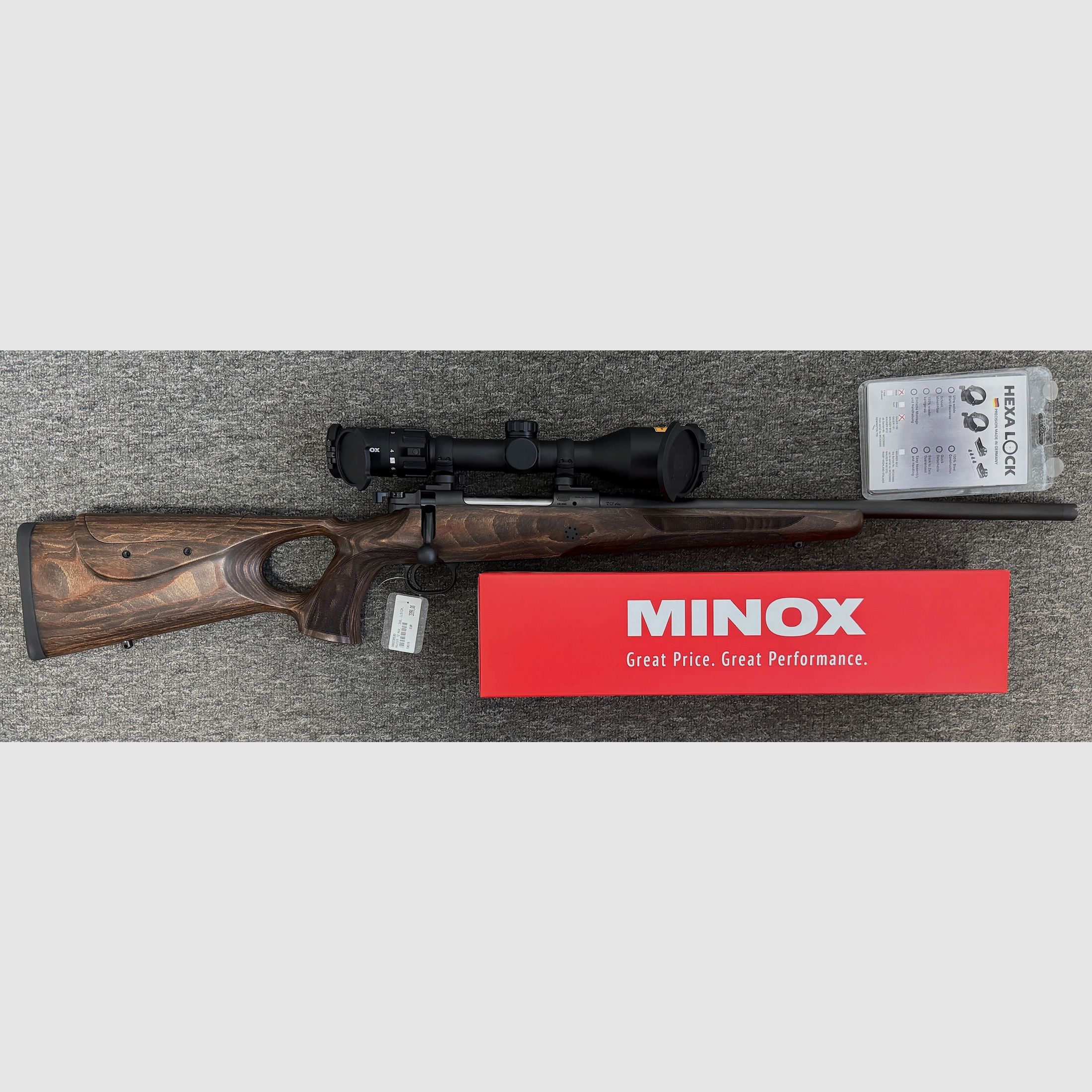 Mauser 12 MAX, .308,  M15x1, LL 51cm, Minox Allrounder 2-10x50, Bild 1 von 7