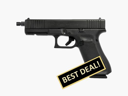 Glock Pistole 17 Gen5 mit Gewindelauf 13,5x1 links 9 mm Luger