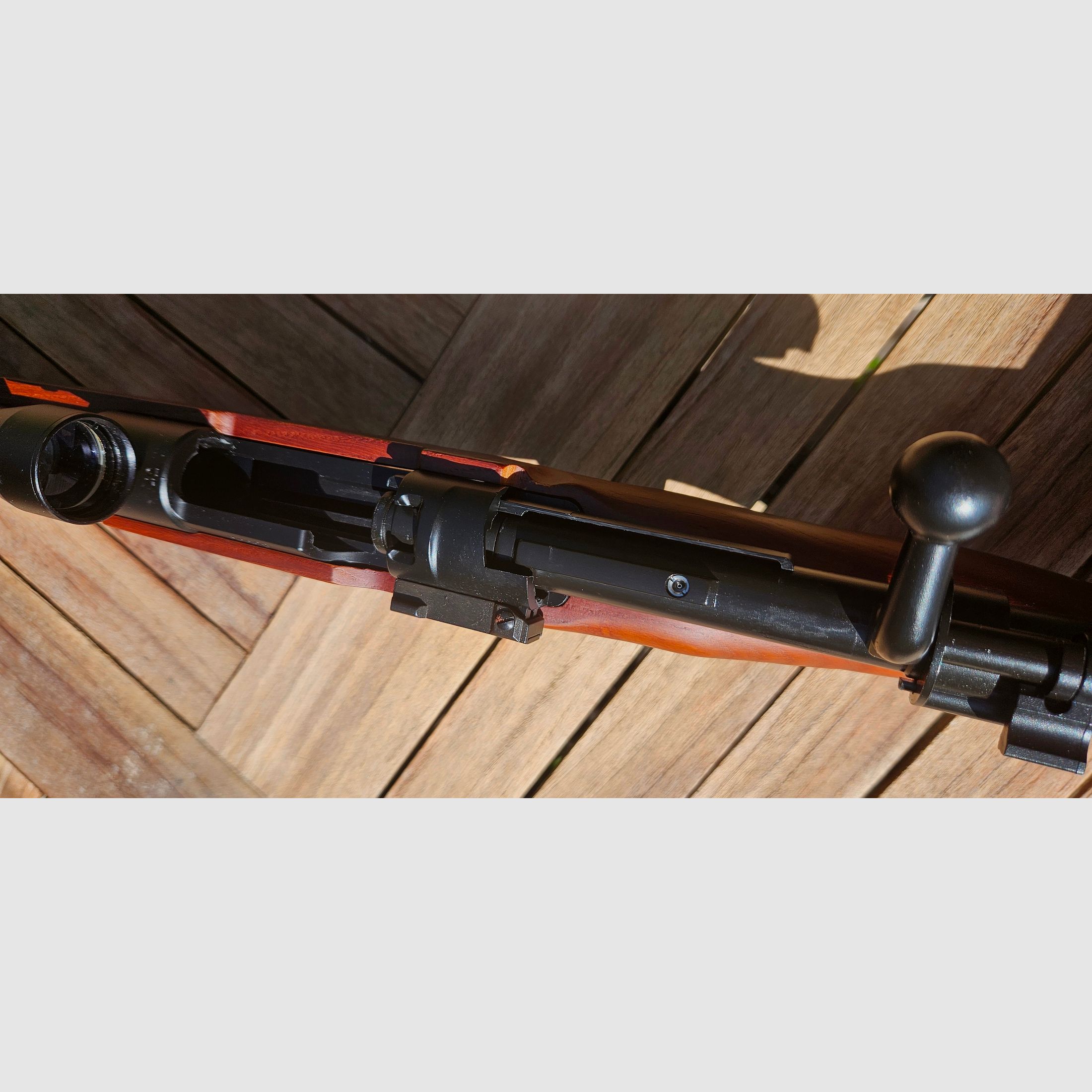 G&G Airsoft Karabiner 98K SE Gas Bolt-Action Gewehr mit Hülsenauswurf 6mm BB Echtholz-Version