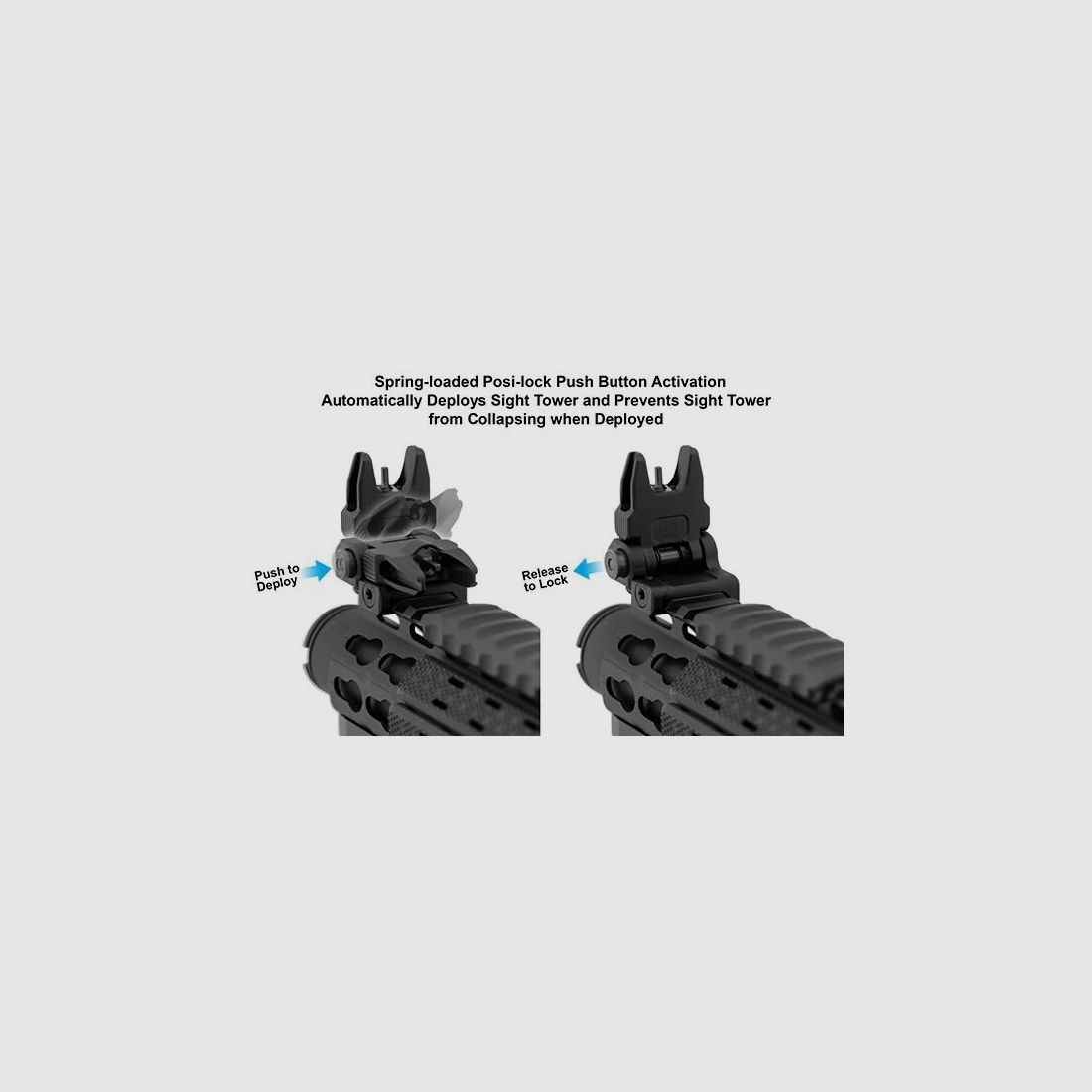 UTG ACCU-SYNC AR-15 klappbares Frontvisier - Korn