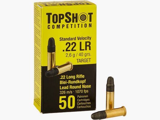 TopShot Competition .22 lfb. SV Target 2,6g/40grs.