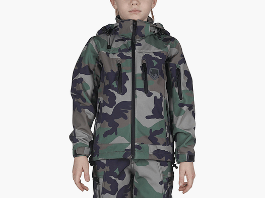 KURTKA – UNIVERS – DZIECKO – KURTKA SOFTSHELL U-TEX JUNIOR New Land Camo
