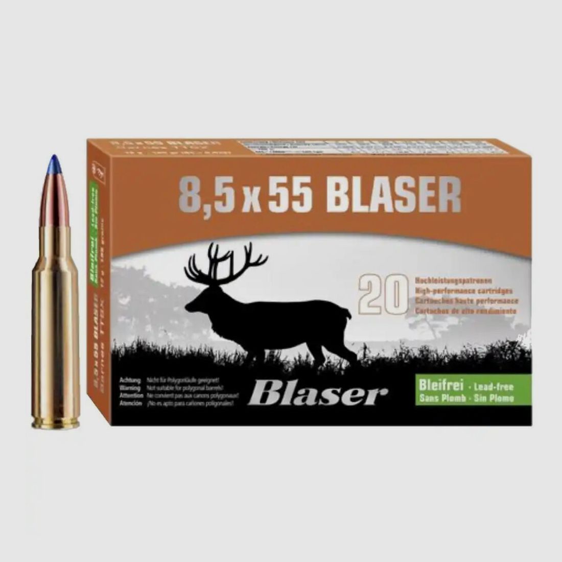 Blaser Barnes TTSX 10,4g/160grs à20 8,5x55 Blaser