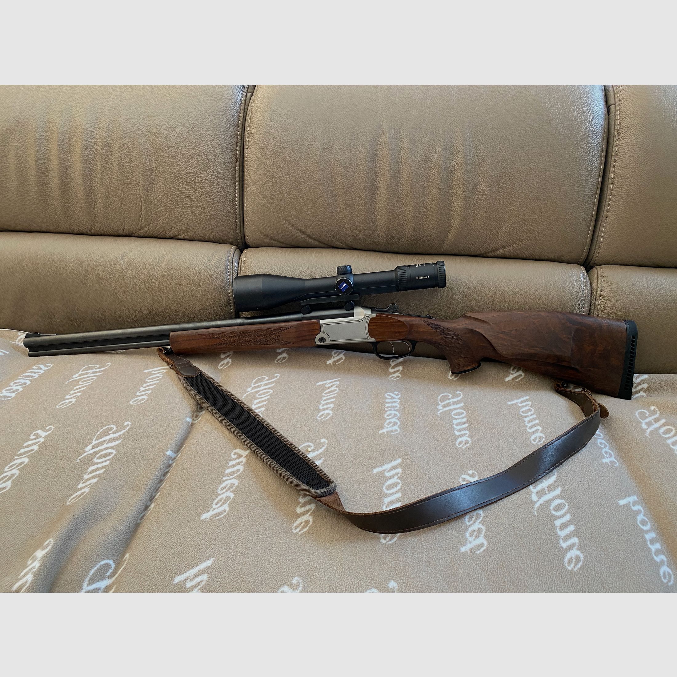 Blaser BBF 95 mit Einstecklauf und Zeiss Leuchtpunktvisier 