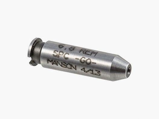 MANSON PRECISION Calibre de headspace GO 6.8mm Remington SPC, acier (cartouche sans rebord)