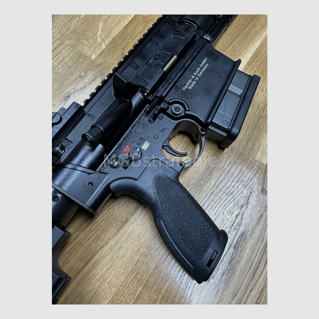 Heckler & Koch MR308 A3 13" - semi-automatic rifle .308 Win. including silencer ASE UTRA Dual 762-Short-QM2 Gen2 Cerakote black / color black - H&K MR 308 A3 - civilian version of the H&K 417 / H&K G27k