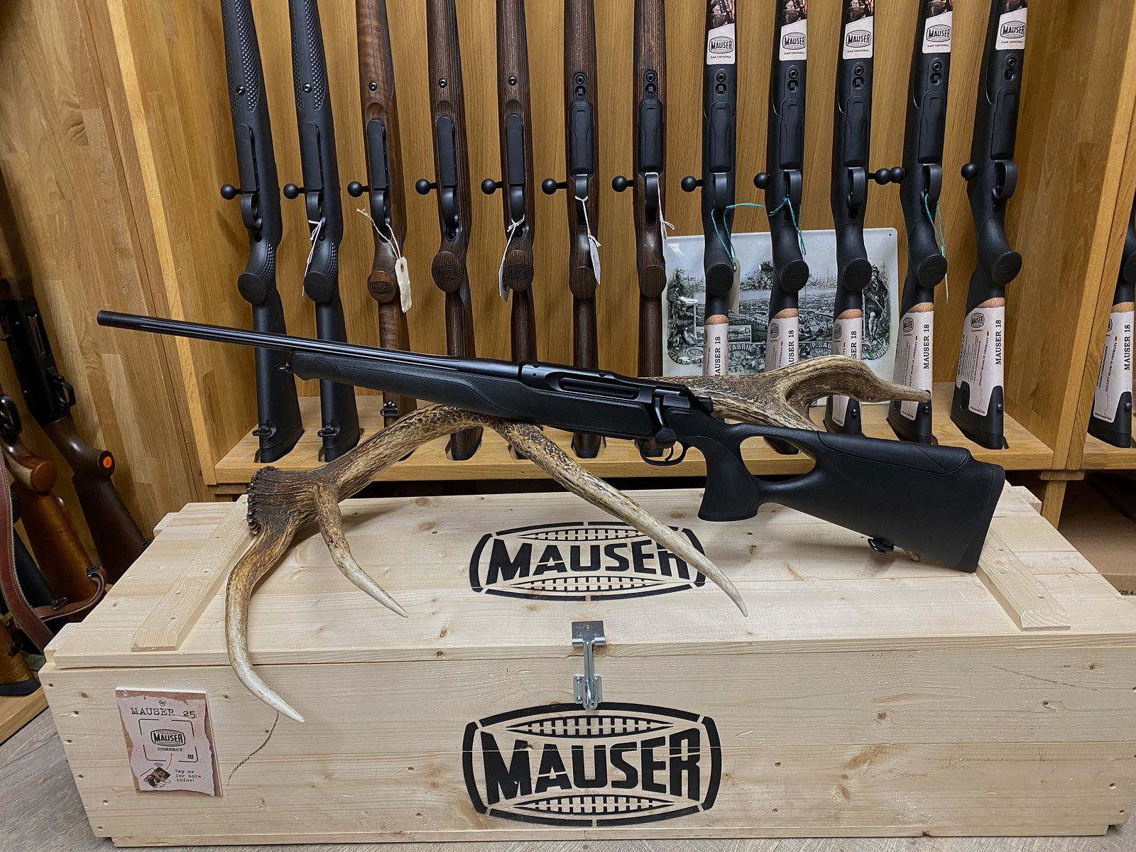 Sauer 505 Synchro XT, con pacchetto Highland, mancino