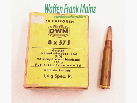DWM, Karlsruhe Büchsenpatronen 8x57J