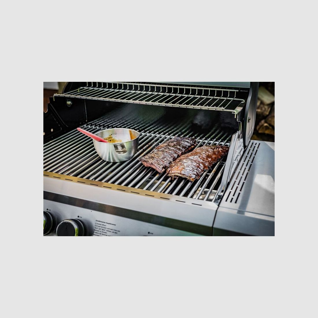 Grillfürst Gasgrill G310E mit Edelstahl Rosten