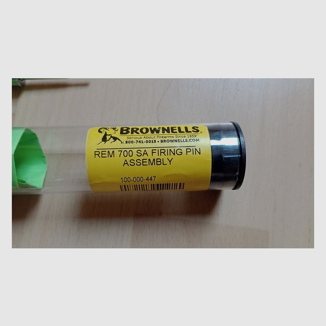 Schlagbolzen GRE-TAN Fluted Firing Pin Assembly, Schwarz für Remington 700 SA, erleichtert