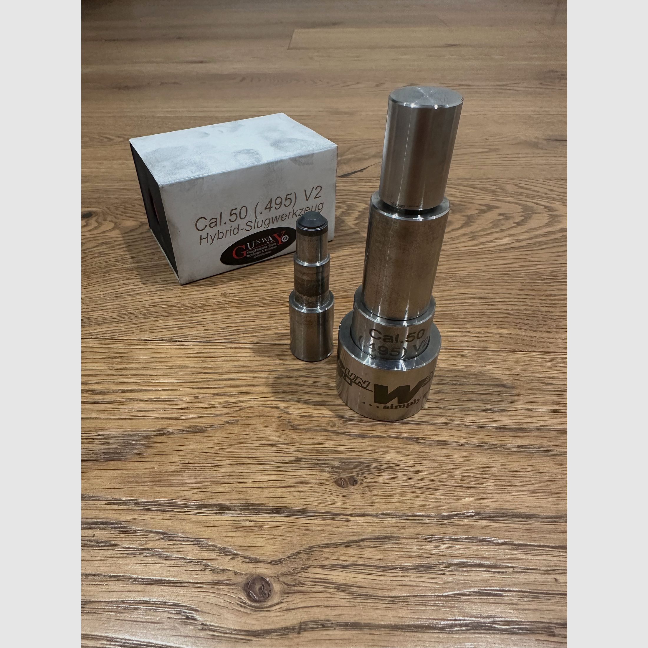 Gunway Slug Tool V2 im Kaliber .50 / 150 Stk. Bleirohlinge / 30 Stk. Slugs