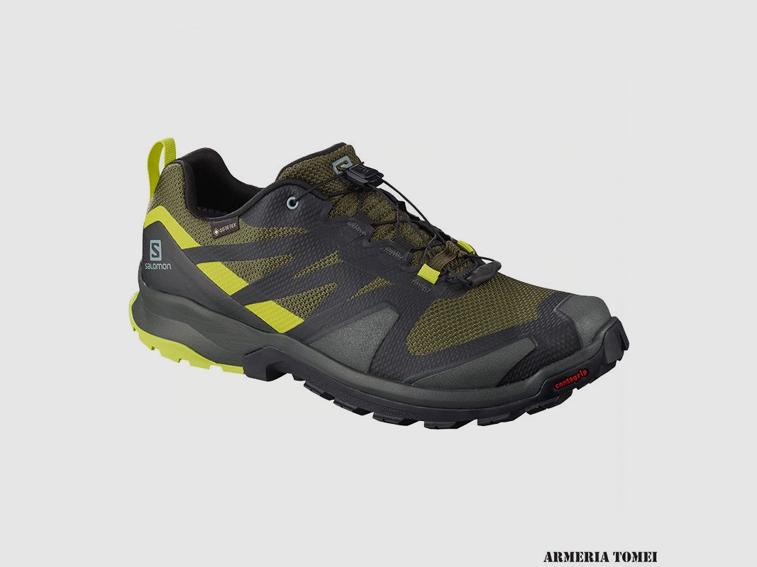SALOMON – HERREN – XA ROGG GTX Olive Night / Peat / Lime Punch, Bild 1 von 4