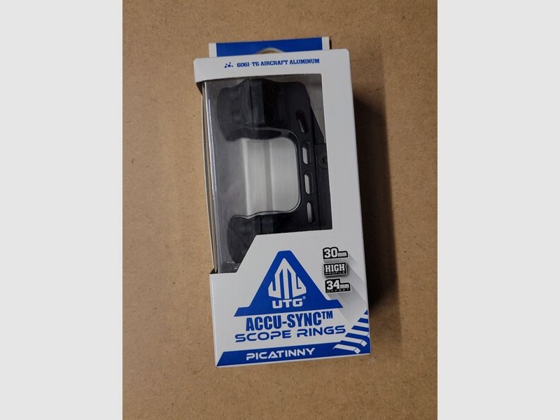 UTG Blockmontage, ACCU Sync TM 30mm High, 34mmOffset, 6061-T6