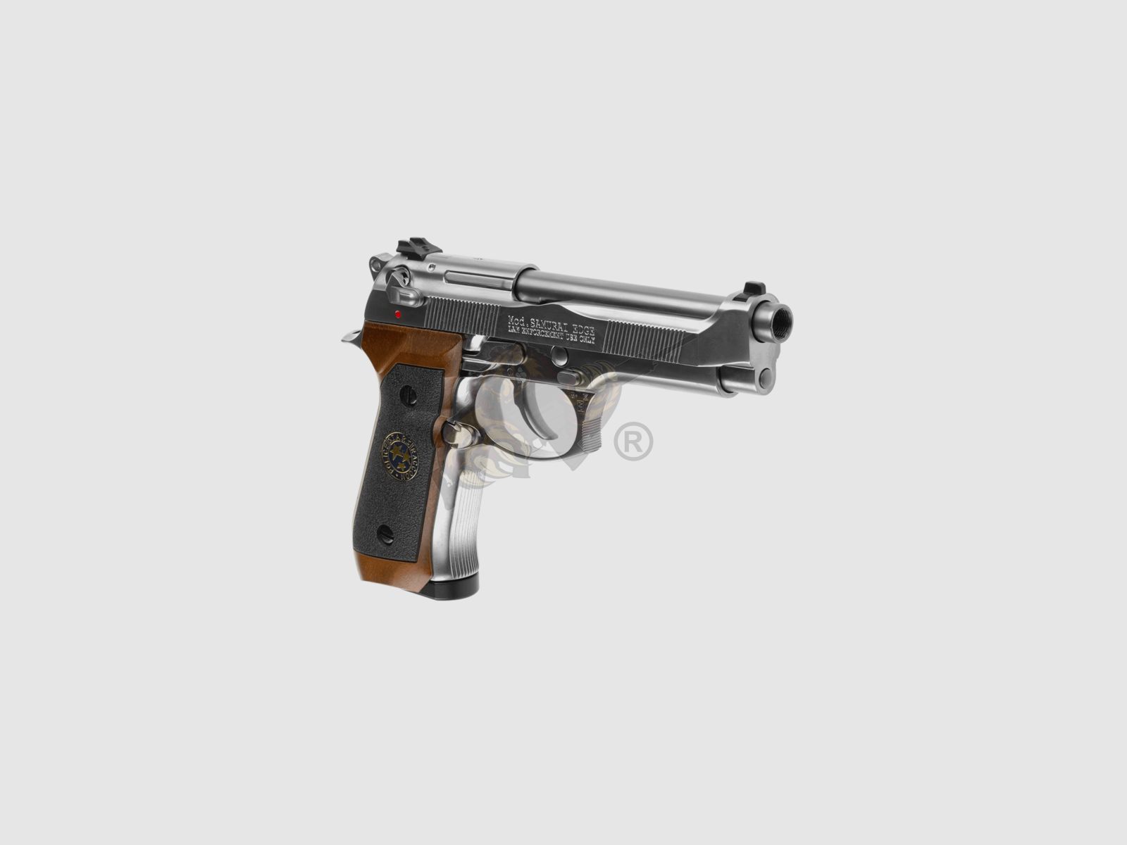 M92 Mod. Samurai Edge GBB CO2 Srebrny Całkowity Metal (Srebrny/Drewno) Airsoft -F-