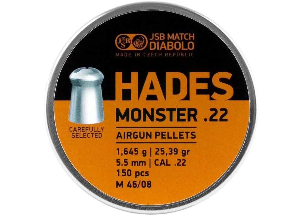 Plombs JSB Hades Monster 5,52 mm 25,39 grain