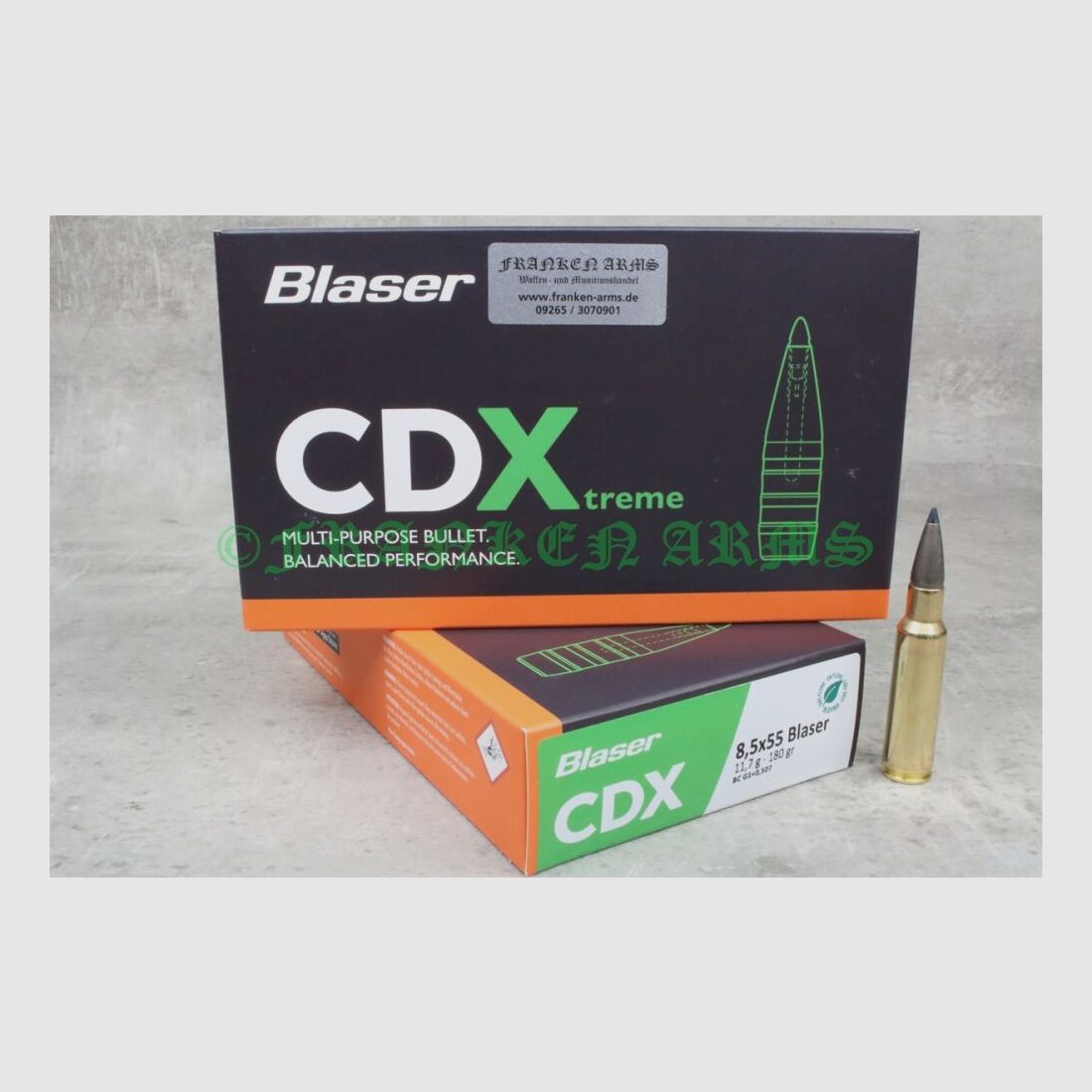Blaser CDX 8,5x55 Blaser 180gr. 11,7g 20 Stück Staffelpreise