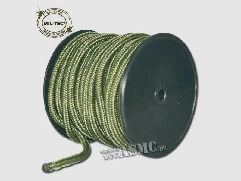Mil-Tec Mil-Tec Kommandoseil 9 mm, 30 m - Oliv