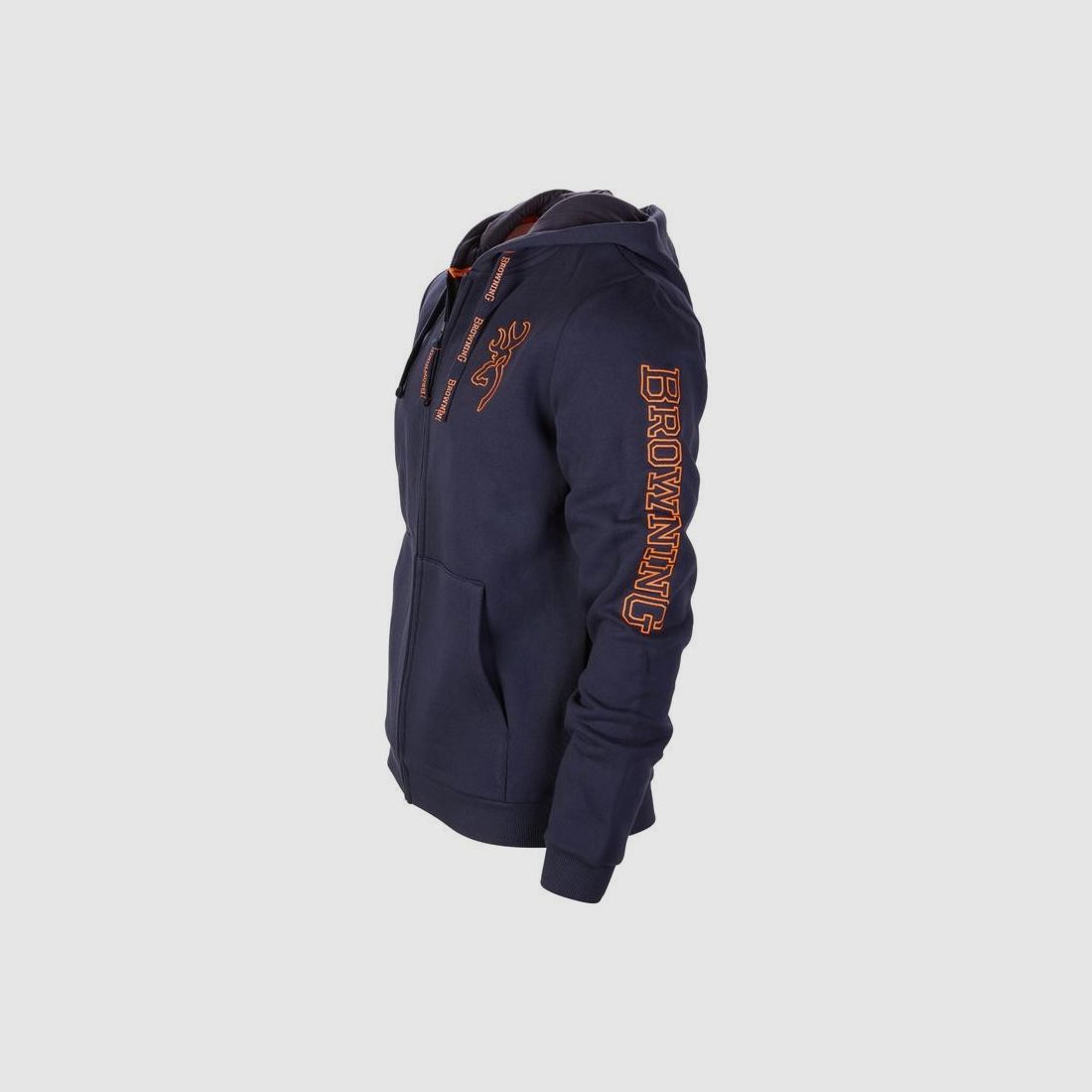 Men's Browning Zip Snapshot Sweatshirt blue size 2XL, image 3 of 3