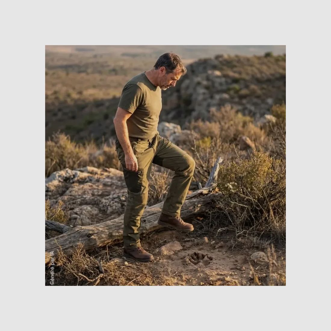 Prohunt Springer Jagdhose khaki verstärkt und dehnbar, Bild 7 von 7