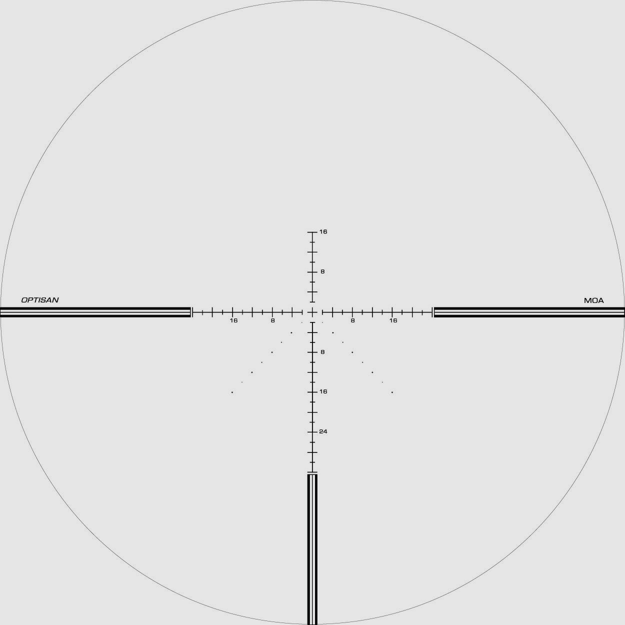 Optisan OPTISAN EVX Gen II Serie 6-24x50F1 FFP MRAD F1MRAD24