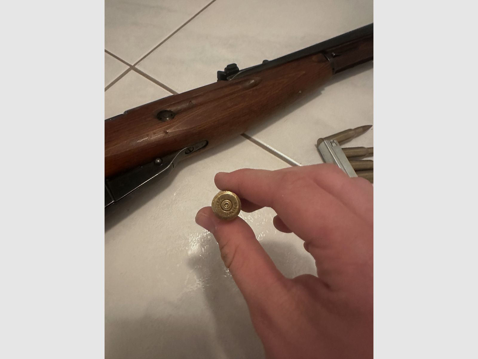 Dezaktywowana oryginalna mosin nagant m44 z dekomisją
