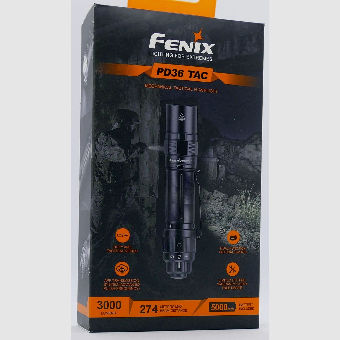 Fenix PD36 TAC LED Taschenlampe Taschenlampen
