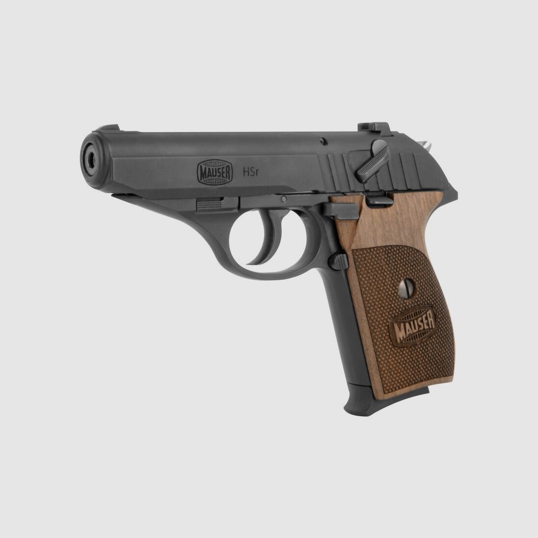 Mauser HSr mit Walnuss-Holzgriffschalen