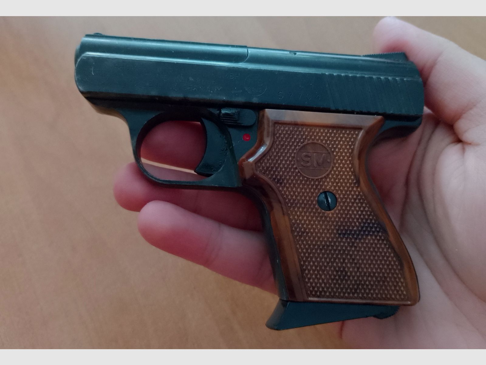 Alte Rhöner SM 15 Kal. 8 mm Knall im PTB 83/2 von 1976!
