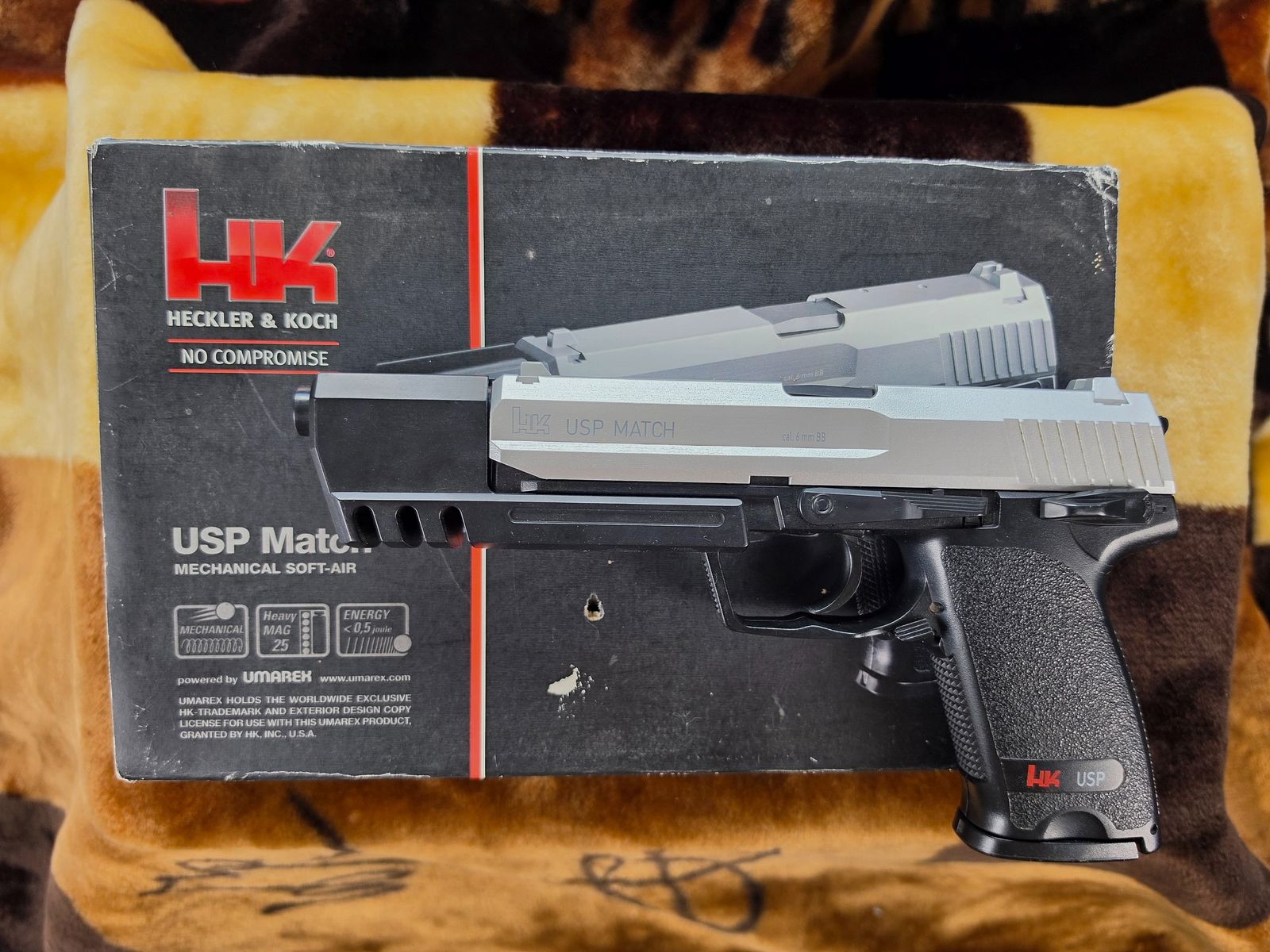 Heckler & Koch HK USP Match Softair / Airsoft Pistole Spring 0,5 Joule mit OVP, Bild 3 von 13