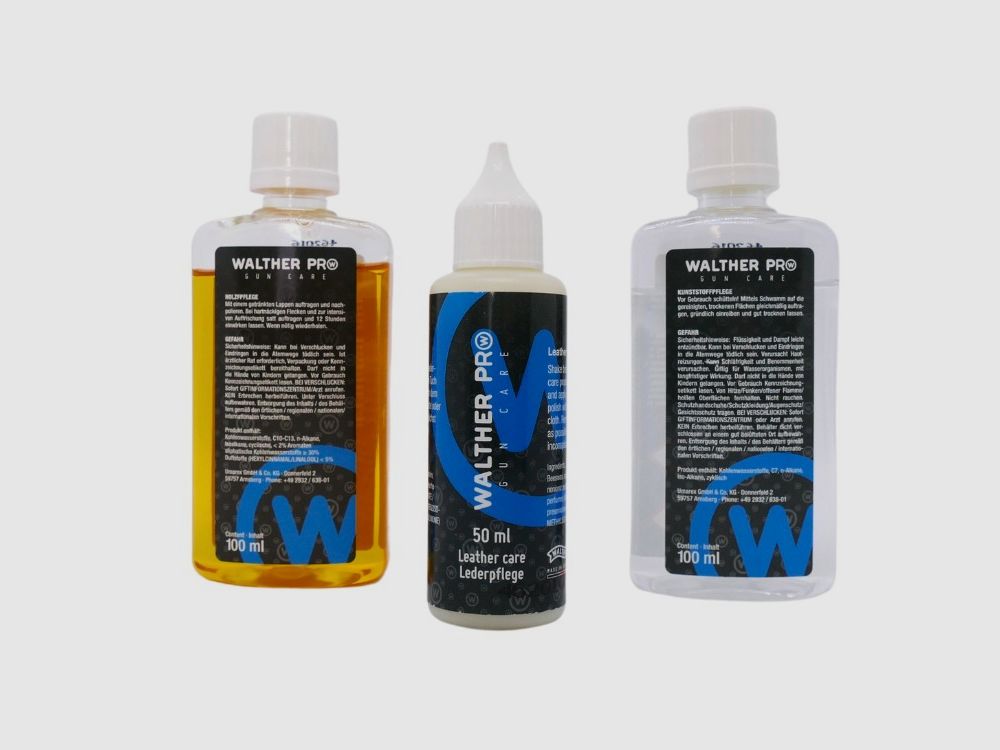 Umarex Walther Pro Gun Care Set Plastic, Leather, Wood Care Sports Accessories