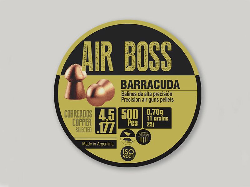 Rundkopf Diabolos Apolo Air Boss Barracuda Copper Kaliber 4,5 mm 0,70 g glatt Kupfer 500 StĂĽck