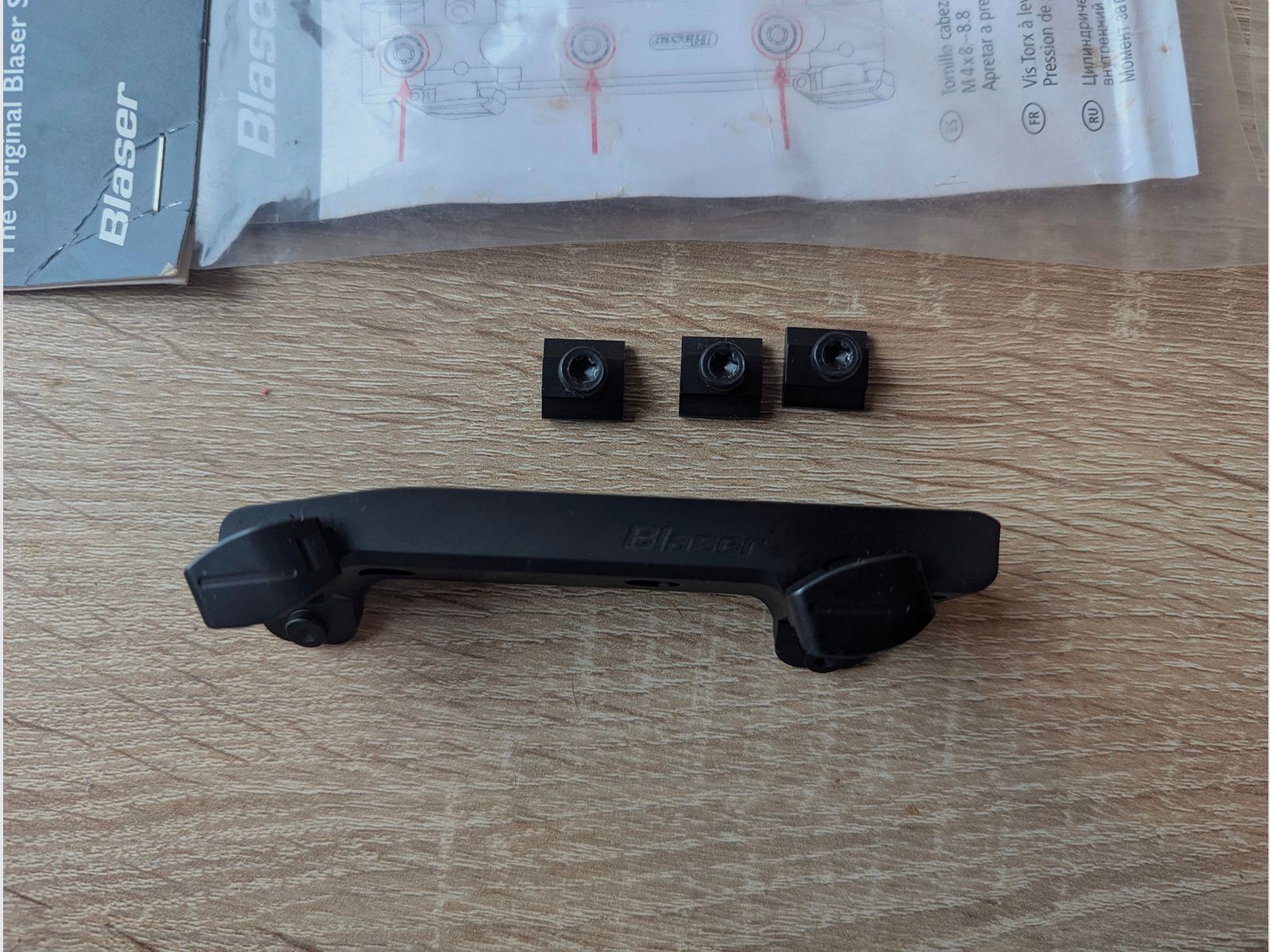 Blaser Sattelmontage mit Swarovski Innenschiene