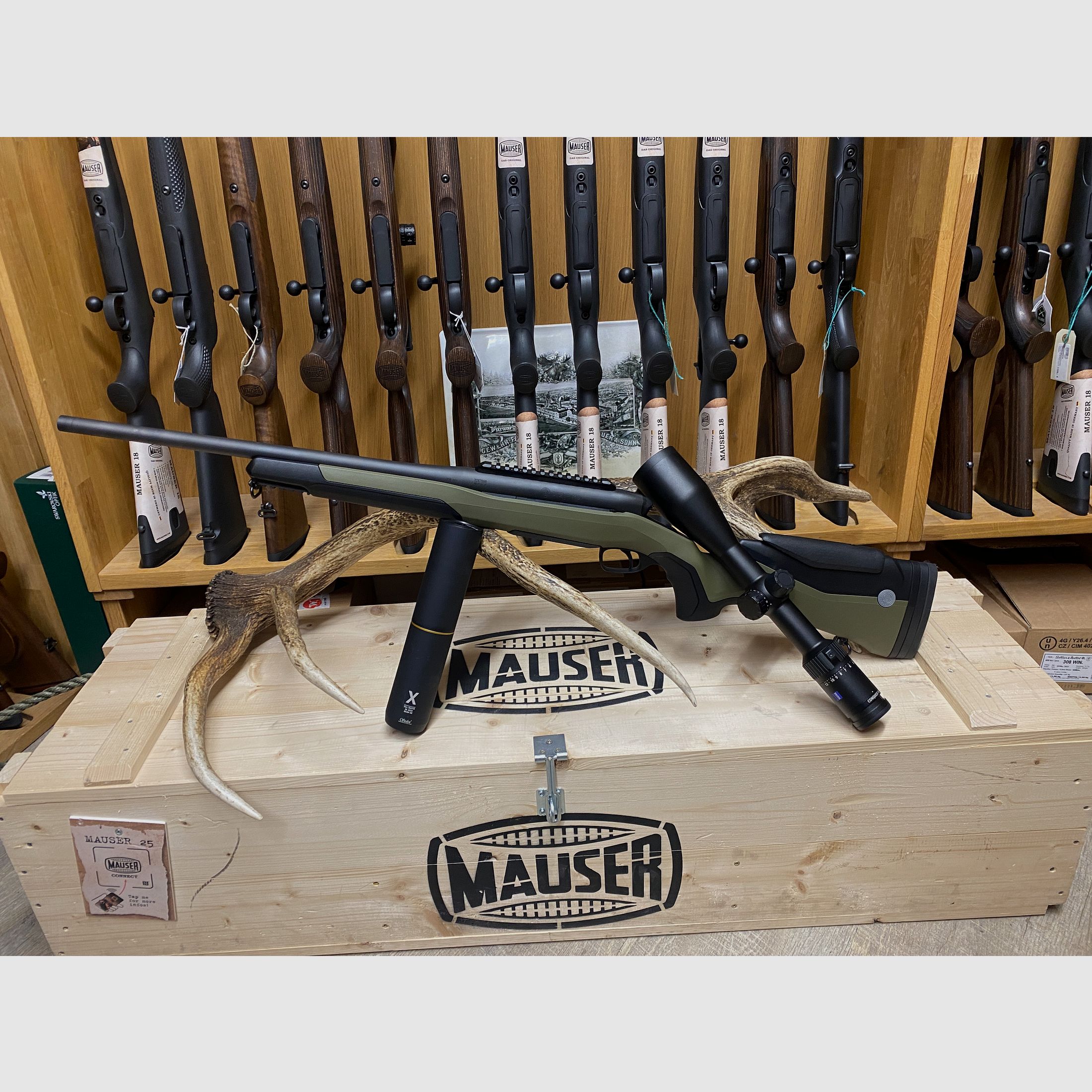 Steyr Mannlicher MS Wild, z Zeiss Conquest V4 3-12x56