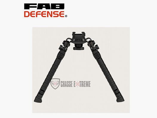 Präzisions-Zweibein FAB DEFENSE Spike Schwarz