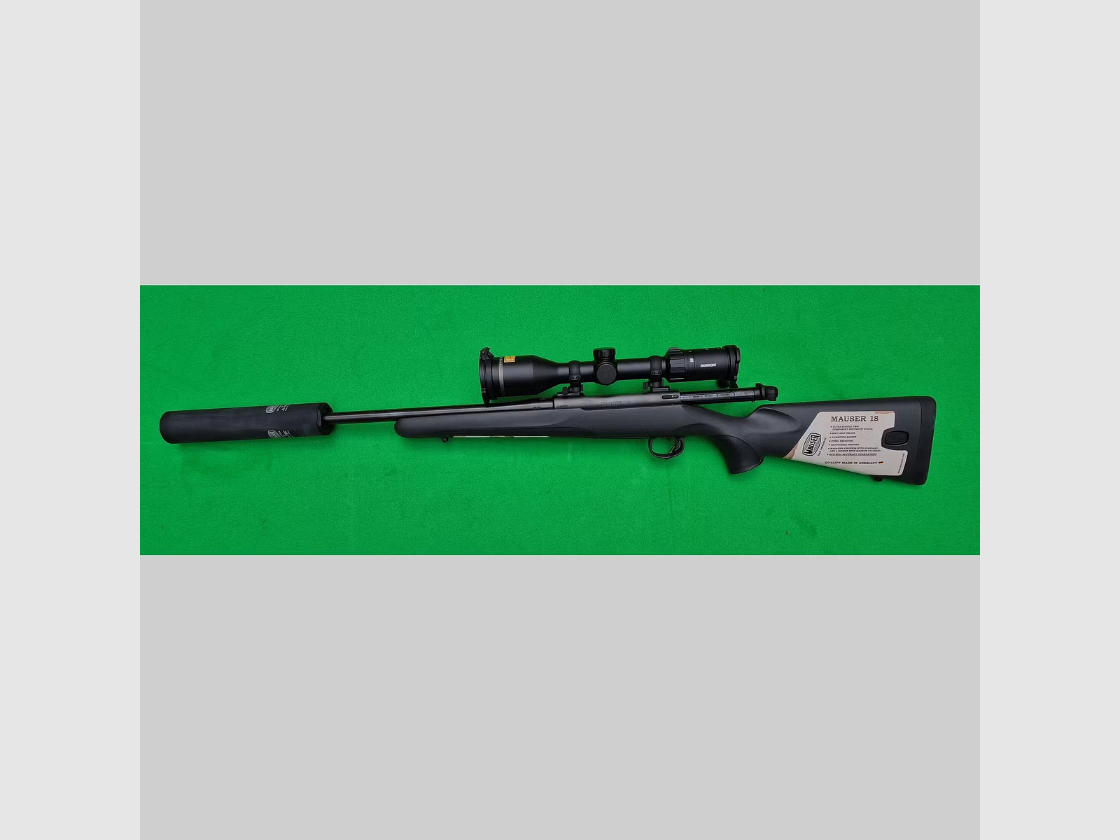 Mauser M18 con silenziatore A-Tec