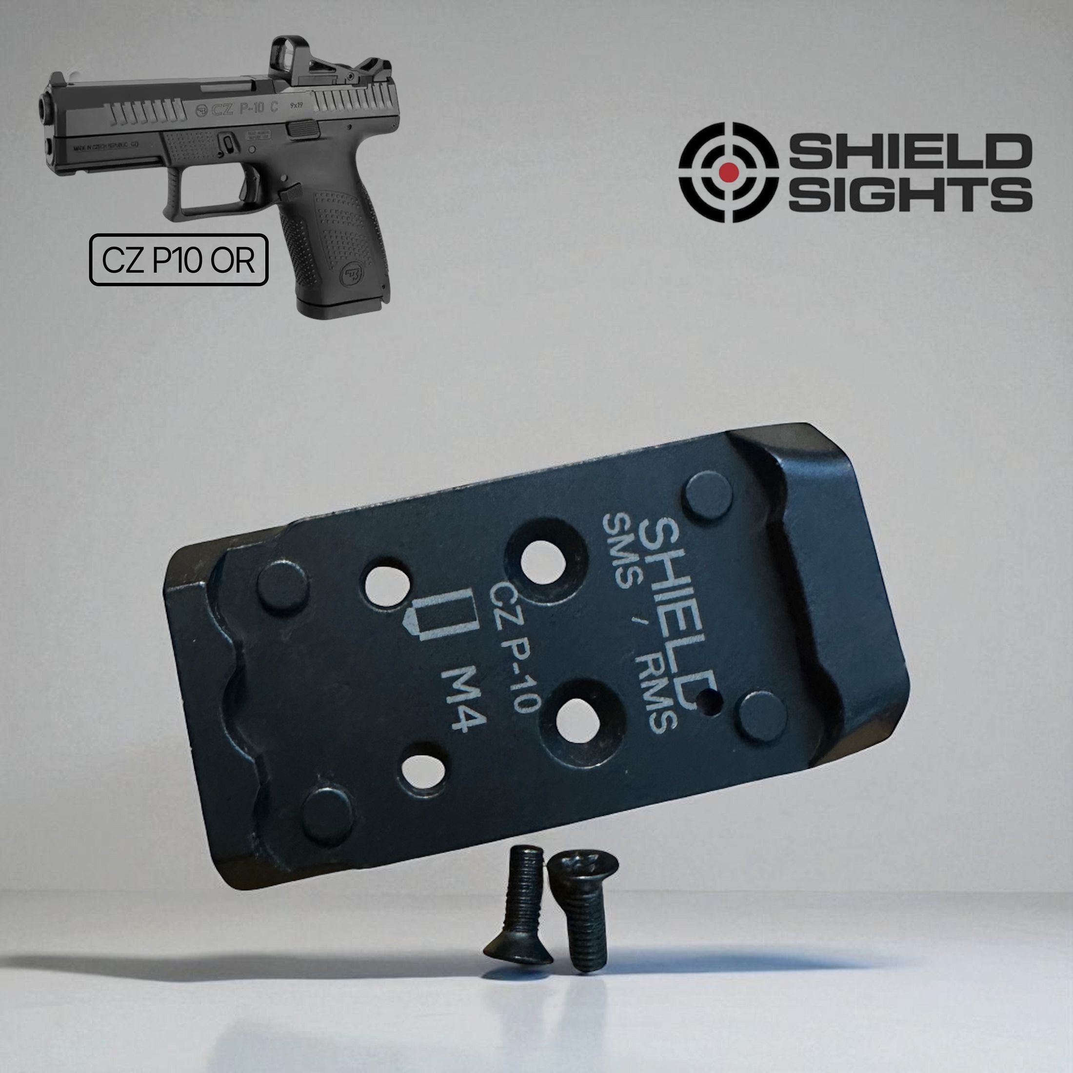 CZ adapter plate for P10 OR shield RMR/SRO