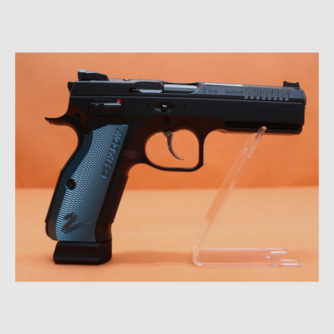 CZUB Ha.Pistole 9mmLuger CZUB SHADOW2 OR Optics Ready 119mm Lauf/ für Red Dot Sight (9mmPara/9x19) CZ75