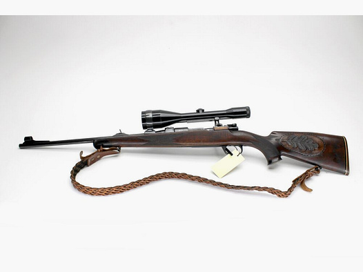 Rep. rifle Mauser 98 hunting conversion with Zeiss Diatal 8x56 and stock shortening 9.3x62