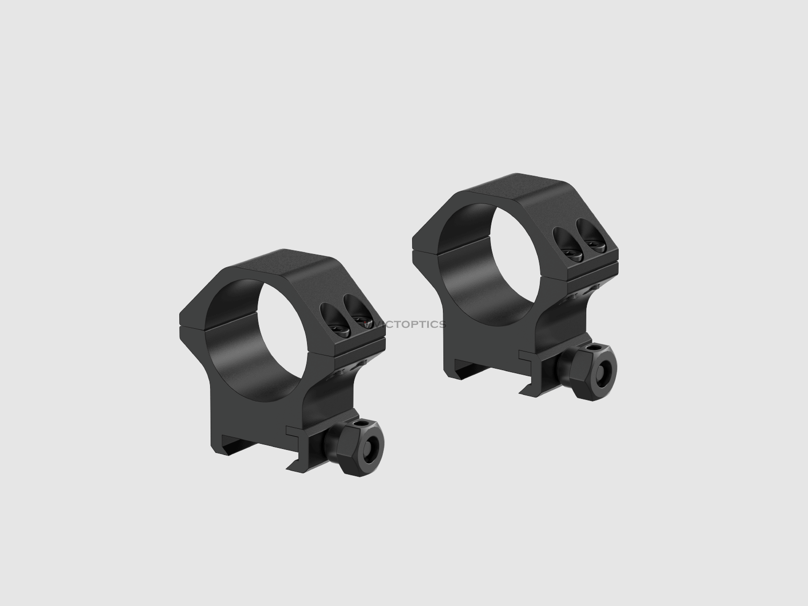 Set di anelli Victoptics Weaver 30mm bassi – 2,54cm, immagine 4 di 7