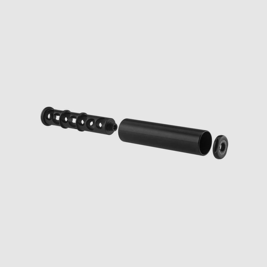 Schalldämpfer SAK .22 LR Gewinde 1/2-28 UNEF – schwarzes Aluminium, Bild 5 von 7