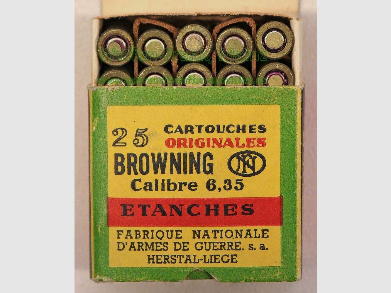 FN Fabrique Nationale Lüttich Pistolenpatronen