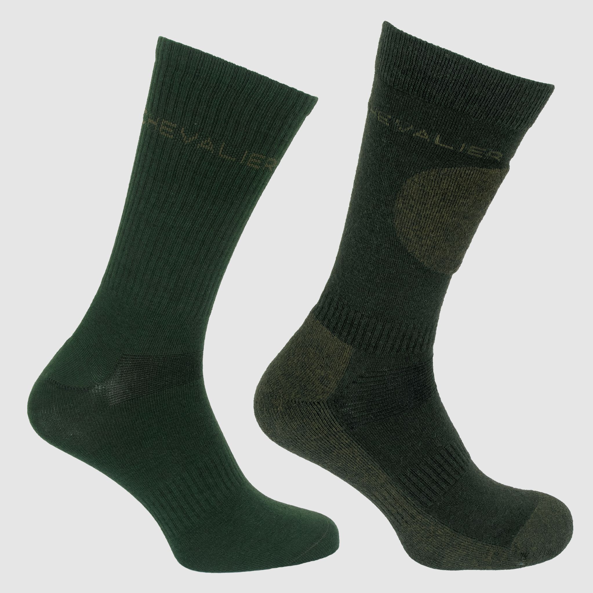 Chevalier 2er-Pack Kombi-Socken Dunkelgrün 40/42