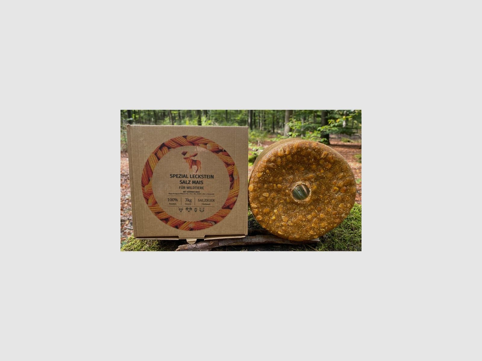 WILDLUTSCHER Spezial Leckstein "Salz Mais"