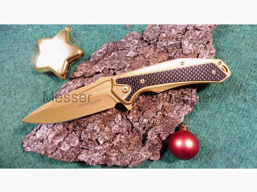 Böker Fabbrica di Coltelli Solingen Magnum CERA COYOTE Coltello Pieghevole