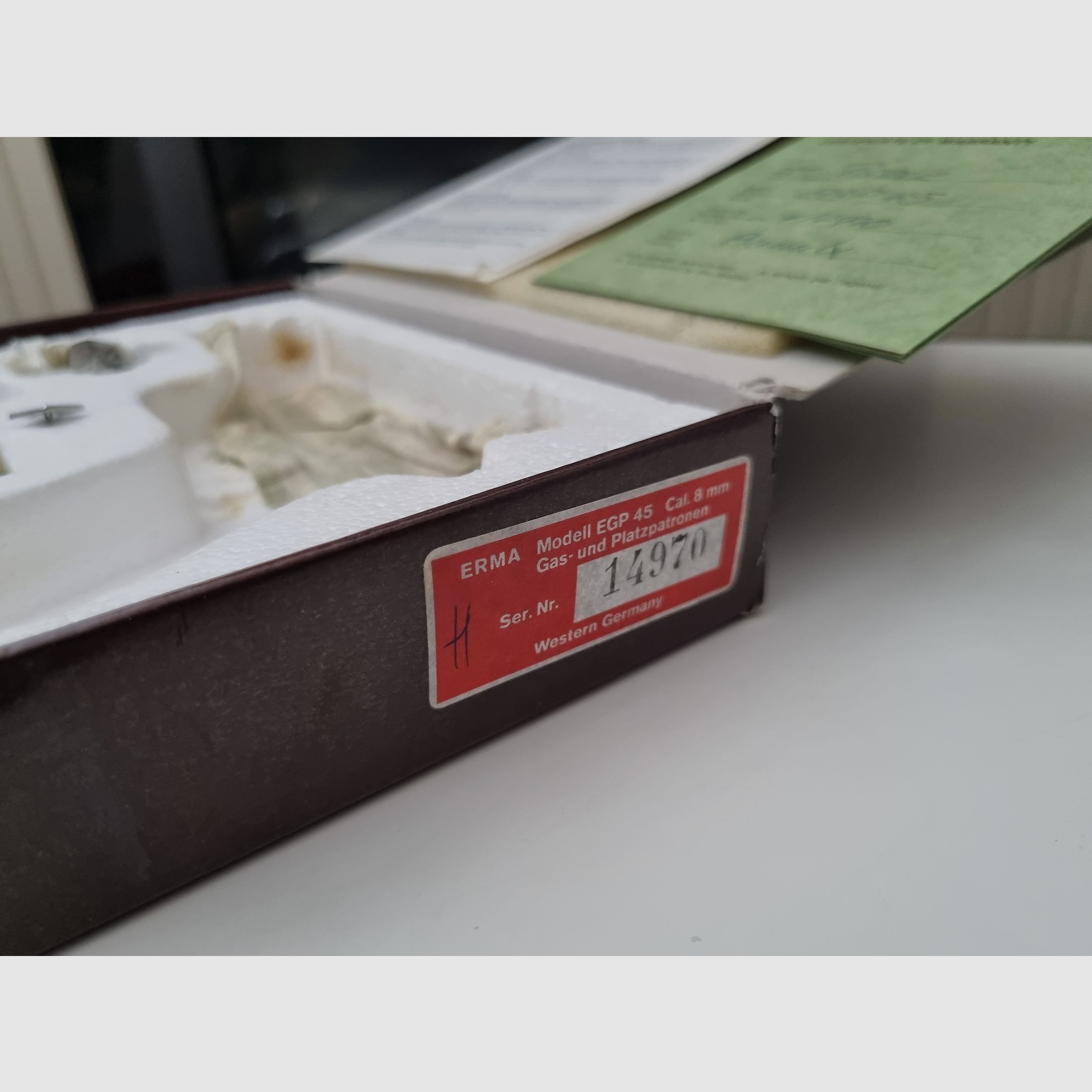 Blank firing pistol Erma EGP 45 8mm blank
