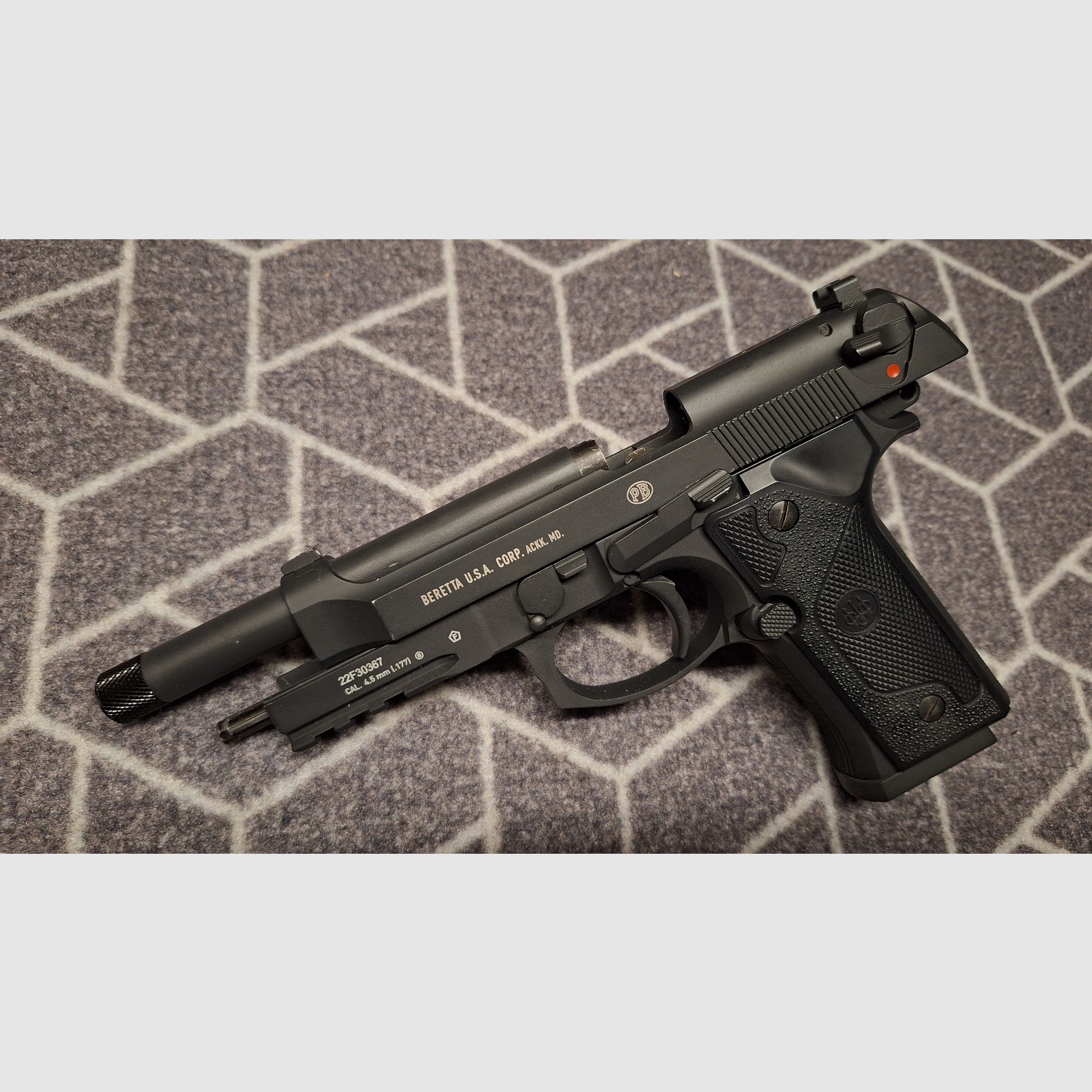 Beretta M9A3 FM CO2 4,5mm BB Blowback schwarz