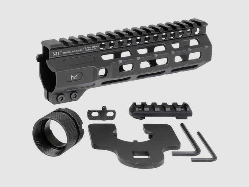 MIDWEST INDUSTRIES COMBAT HANDGUARD M-LOK ALUMINUM 7″ BLACK